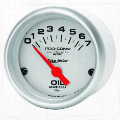 Auto Meter Ultra-lite Electric Oil Pressure Gauge - 4327-m