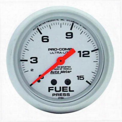 Auto Meter Ultra-lite Mechanical Fuel Pressure Gauge - 4411