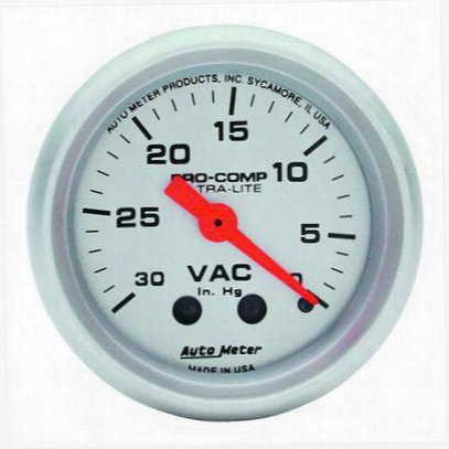 Auto Meter Ultra-lite Mechanical Vacuum Gauge - 4384