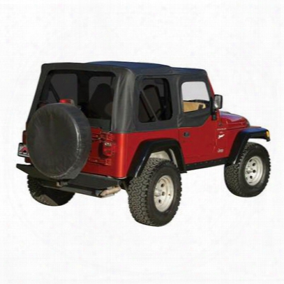 Rt Off-road Sailcloth Replacement Soft Top (black Diamond) - Rts20035t