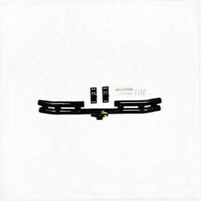 Rugged Ridge 3 Inch Rear Double Tube Bumper With 2 Inch Receiver (black) - 11503.01