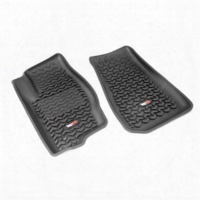 Rugged Ridge All Terrain Floor Liner, Front (black) - 12920.3