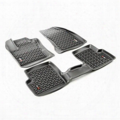Rugged Ridge All Terrain Floor Liner Kit (black) - 12987.4
