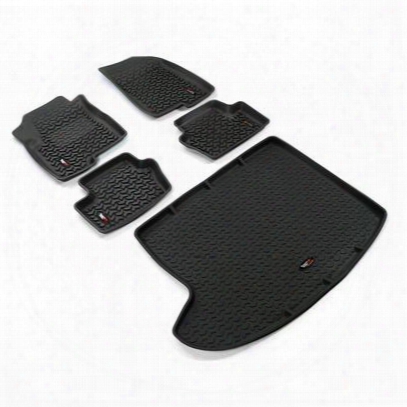 Rugged Ridge All Terrain Floor Liner Kit (black) - 12988.27