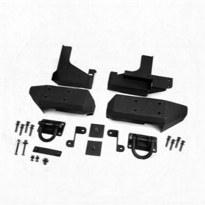 Rugged Ridge Aluminum Rear Bumper Pods (black) - 11547.01