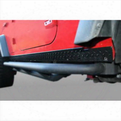 Rugged Ridge Body Armor Rocker Guards (black Plastic) - 11651.05