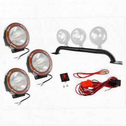 Rugged Ridge Front Bumper Light Bar Kit - 12496.12
