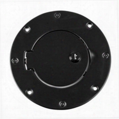 Rugged Ridge Locking Fuel Hatch Cover (black Aluminum) - 11425.08