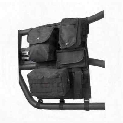 Rugged Ridge Molle Pal Tube Door Cargo Cover With Storage Bags In Black - 13247.01