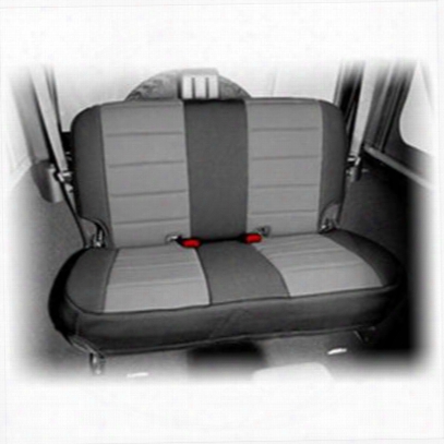 Rugged Ridge Neoprene Rear Seat Cover (black/gray) - 13265.09