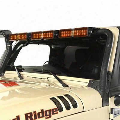 Rugged Ridge Windshield Led Light Bar (black) - 11232.25