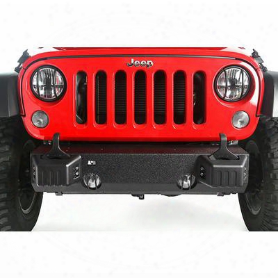 Rugged Ridge Xhd Front Bumper Base With Tow Point Covers (textured) - 11540.28