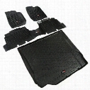 Rugged Ridge All Terrain Floor Liner Kit (Black) - 12988.01