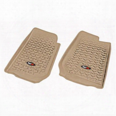 Rugged Ridge All Terrain Floor Liner, Front (tan) - 13920.02