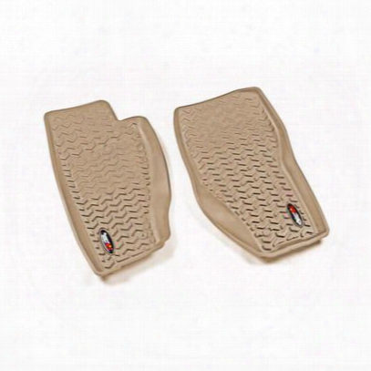 Rugged Ridge All Terrain Floor Liner, Front (tan) - 13920.31