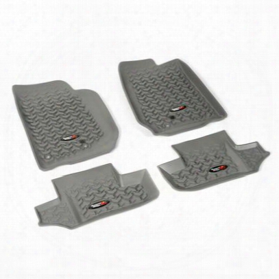 Rugged Ridge All Terrain Floor Liner Kit (gray) - 14987.03