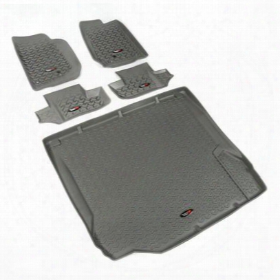 Rugged Ridge All Terrain Floor Liner Kit (gray) - 14988.02