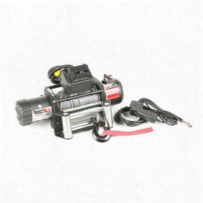 Rugged Ridge Nautic 9.5 Waterproof Winch With Cable Rope - Rug15100.05