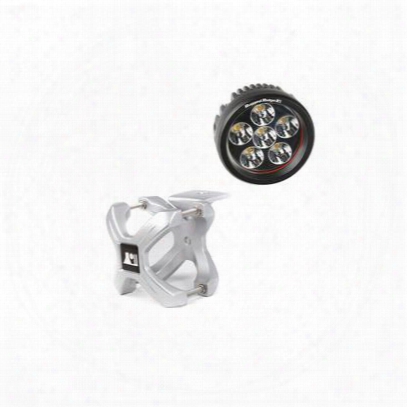 Rugged Ridge Round Led Light And Small X Clamp Kit - 15210.34