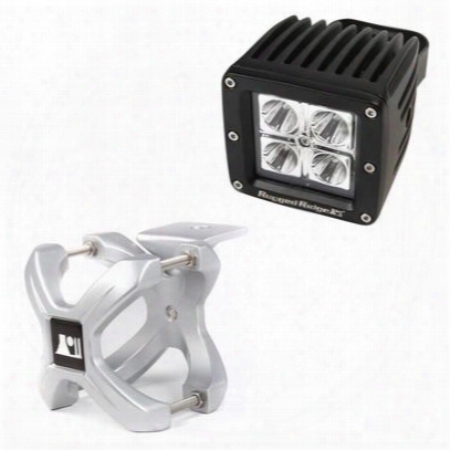 Rugged Ridge Square Led Light And Small X Clamp Kit - 15210.31