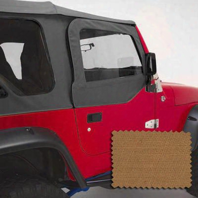 Rugged Ridge Upper Soft Doors For Factory Half Doors In Spice Denim - 13714.37