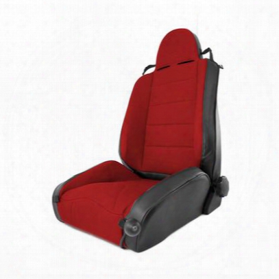 Rugged Ridge Xhd Off Road Reclining Front Seat (black/ Red) - 13416.53