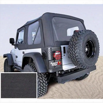 Rugged Ridge Xhd Replacement Soft Top With Clear Windows (black Denim) - 13723.15