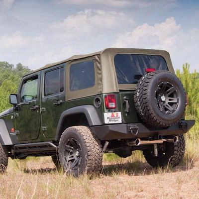 Rugged Ridge Xhd Replacement Soft Top With Spring Assist And Tinted Windows (khaki Diamond) - 13741.46