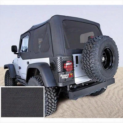 Rugged Ridge Xhd Replacement Soft Top With Tinted Windows (black Denim) - 13724.15