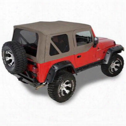 Rugged Ridge Xhd Replacement Soft Top With Tinted Windows (khaki Diamond) - 13728.36