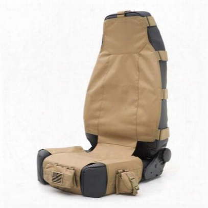 Smittybilt Gear Front Coyote Tan Seat Cover Polyester 5661024