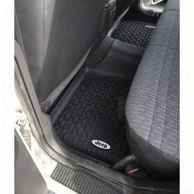 Rugged Ridge All Terrain Floor Liner, Rear (black) - Dmc-12950.19