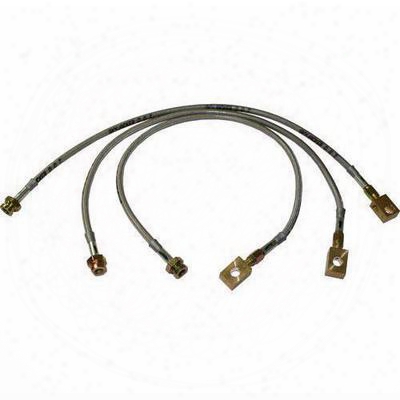 Skyjacker Brake Line Front, Stainless Steel, Lifted Height Of 6 N. Plus - Fbl44