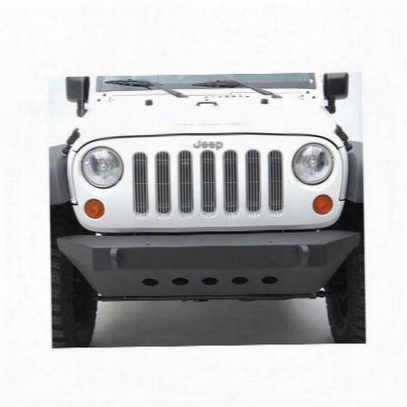 Smittybilt Classic Rock Crawler Front Bumper With D-ring Mounts In Textured Black - 76741