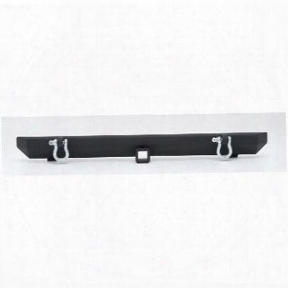 Smittybilt Src Classic Rock Crawler Rear Bumper With 2' Receiver And D-rings (black) - 76750d