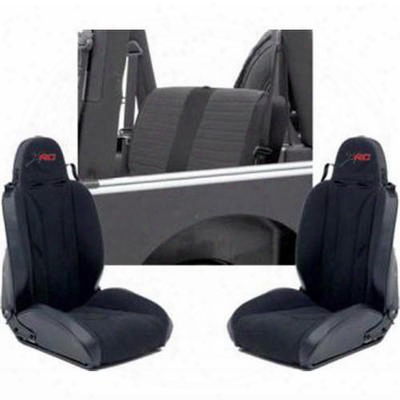 Smittybilt Xrc Seat Package (black) - Xrcseat1b