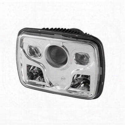 Spyder Auto Group 7x6 Inch Led Headlights (chrome) - 9026799