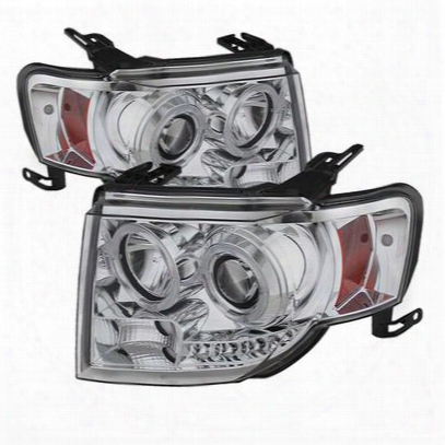 Spyder Auto Group Drl Projector Headlights - 5074232