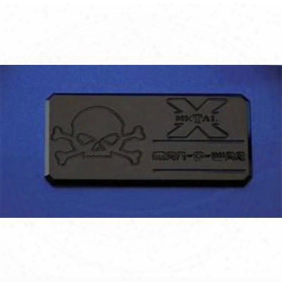 T-rex Grilles Man-o-war Body Side Badge (black) - 6800031