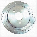 Stainless Steel Brakes Big Bite Crossed Drilled Brake Rotors - 23163AA3R