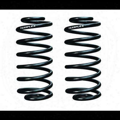 Teraflex 5 Inch Lift Coil Springs, Rear, Black, Pair Of 2 - 1844502