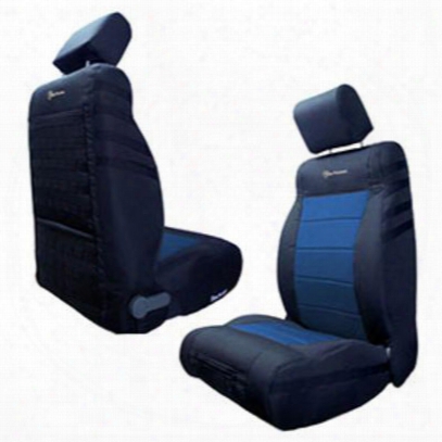 Bartact Front Seat Cover (black/blue) - Jksc2013fpbu