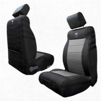 Bartact Front Seat Cover (black/gray) - Jksc2013fpbg