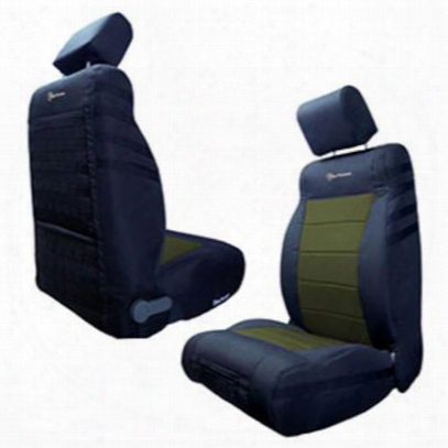 Bartact Front Seat Cover (black/olive) - Jksc0710fpbo