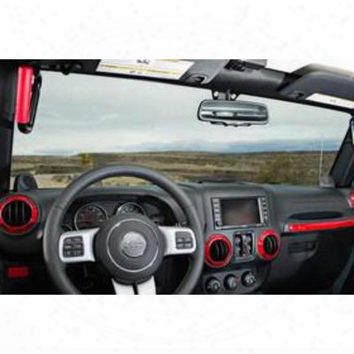 Welcome Distributing Front Grabars With Red Grips - 1001r