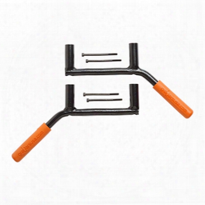 Welcome Distributing Rear Grabars With Orange Grips - 1002o
