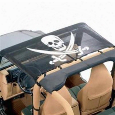 Vertically Driven Products Koolshade Full Brief Top (pirate Flag) - 50713-2