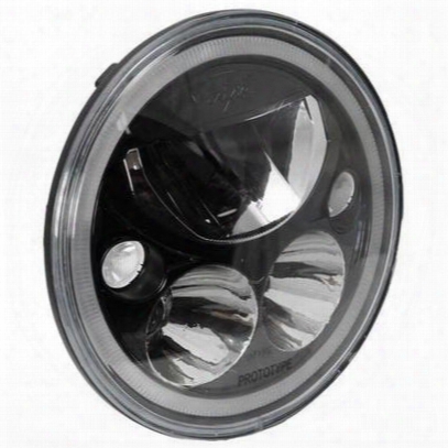Vision X Lighting Vortex 7 Inch Round Led Headlamp With Halo Kit (black) - 9892825