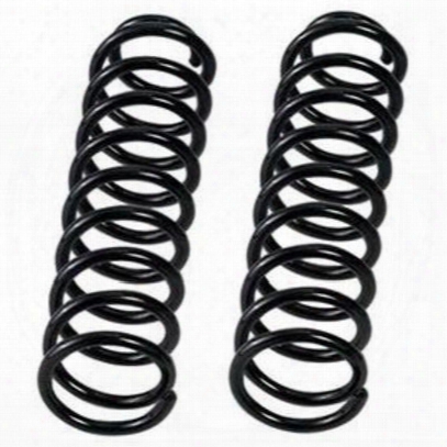 Warrior 3 Inch Lift Coil Springs, Front, Black, Pair Of 2 - 800042