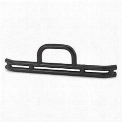 Warrior Double Tube Front Bumper With Hoop (black) - 48510